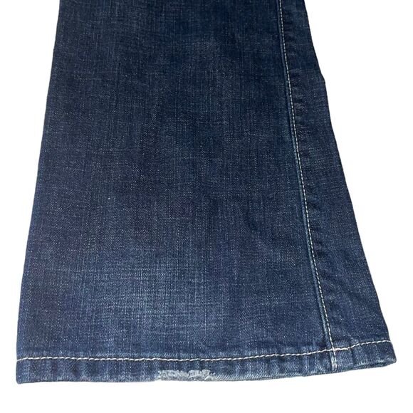Lucky Brand Bootcut Western Boho Jeans Womens Size 29 Mid Rise Medium Blue Wash - Picture 5 of 14